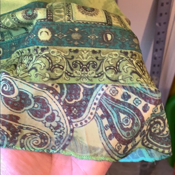 Boho tunic cap sleeve EUC - Picture 4 of 4